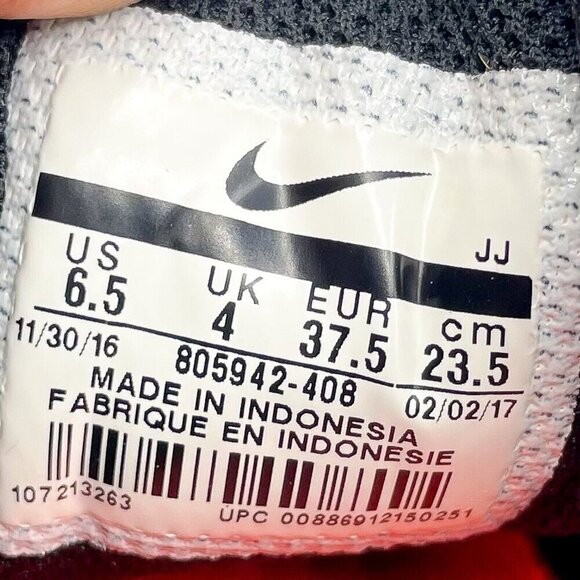 Nike Womens Air Max Tailwind 8 805942-408 Blue Running Shoes Sneakers Size 6 - Picture 7 of 9